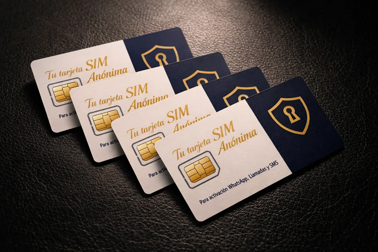 Pack 5x Tarjetas SIM Anónimas Prepago